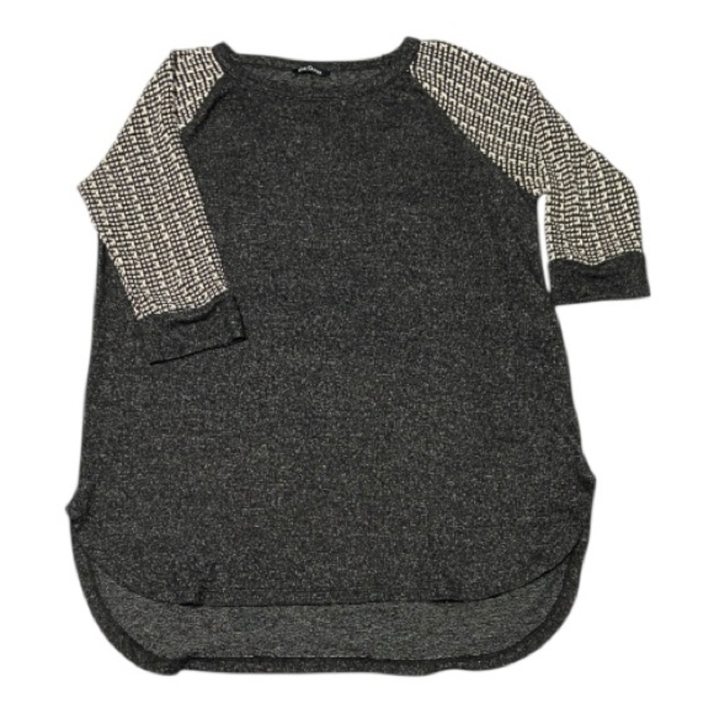 Pink Clover Charcoal Knit Top